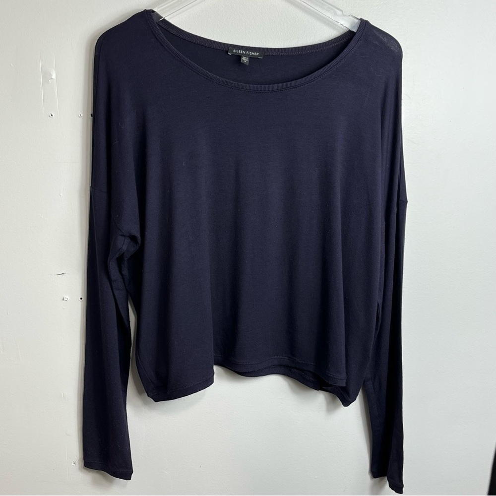 Eileen Fisher Rayon Lycra Minimalist top size medium 1662
